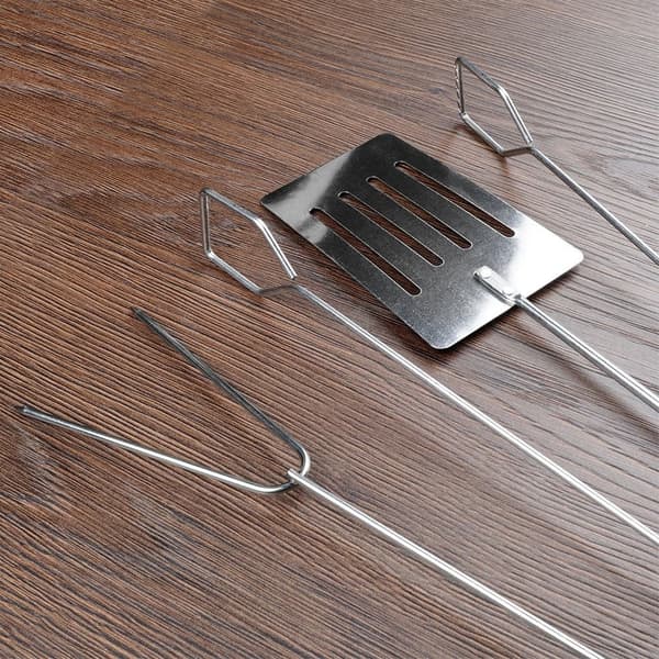 Stål grillredskap set 3 delar