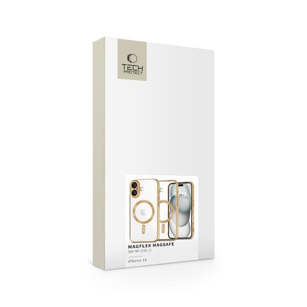TECH-PROTECT MAGFLEX MAGSAFE IPHONE 16 SKINNENDE GULD