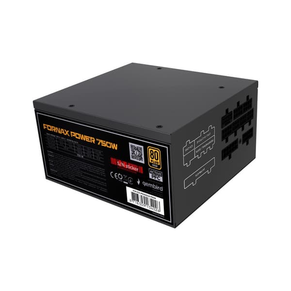 Gembird Fornax Power ATX 750W 80 PLUS Gold computerstrømforsyning