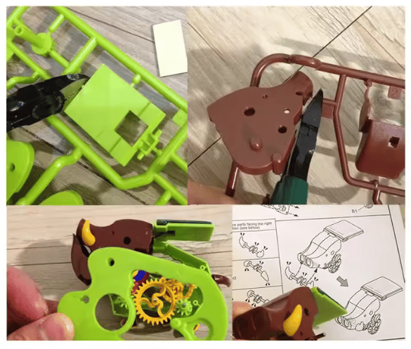 Solcelle-robot til børn edukativt legetøj DIY til at samle