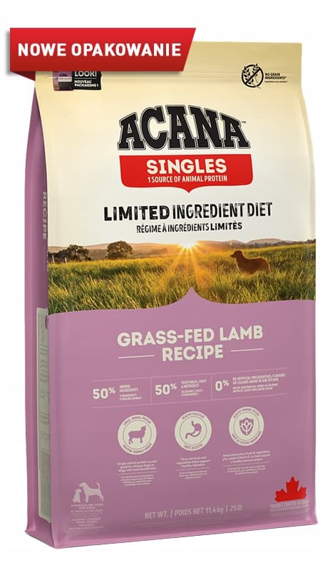 ACANA Græsfodret Lam 17 kg