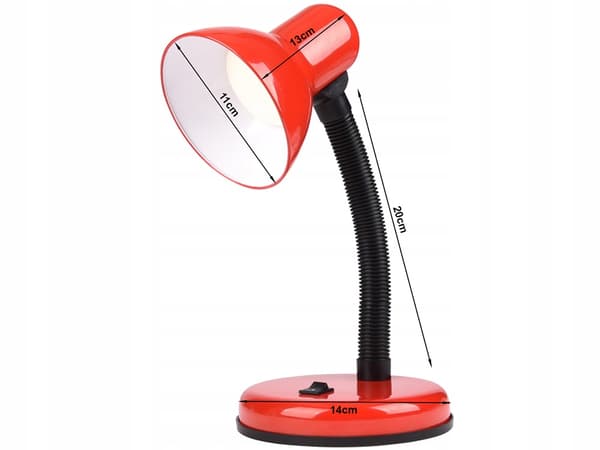 Skrivebordslampe 203B rød (20) GAB_B