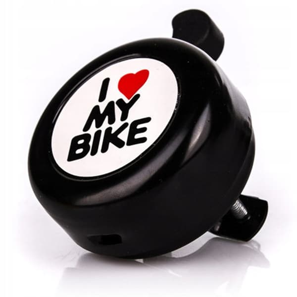 DING DONG CYKELKLOKKE I <3 MIN CYKEL SORT