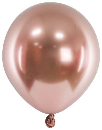 Kiiltävät ilmapallot ruusukullanväriset 12 cm 50 kpl.