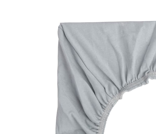 Sengelagen jersey grå 90x40cm