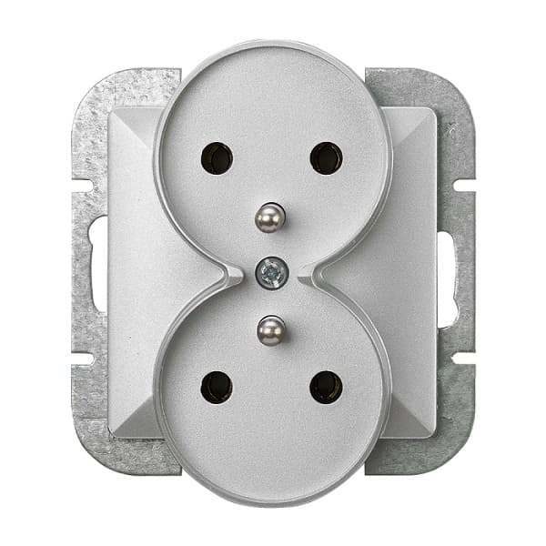 PEARL DOBBELT FASTE P/TZ/U SØLV - E+9002151