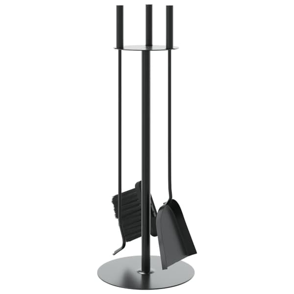 vidaXL 4-delat tillbehörsset för eldstäder 22x59 cm stål