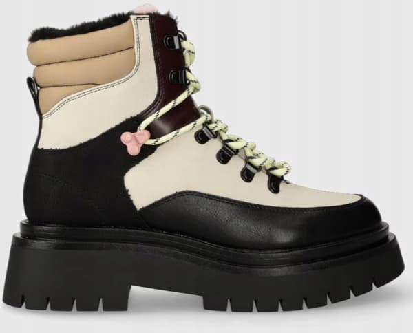 PEPE JEANS DAM BEIGE ISOLERADE ANKLESTÖVLAR VINTER 40 AWB