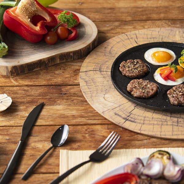 Rund korkbordsmatta WOODEN 38 cm