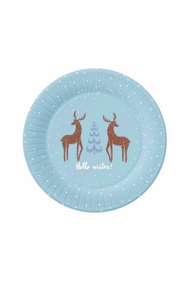 EcoDesign "Hello Winter" tallerkener Perfekt til vinterfester