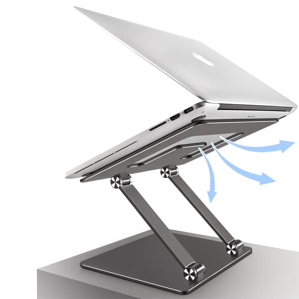 Justerbart, ergonomiskt X-PRO-datorstativ i aluminium