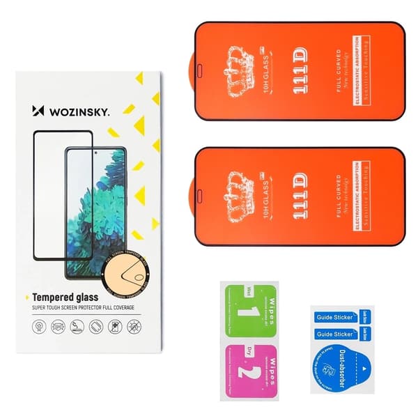 Wozinsky Full Glue Härdat Glas för Xiaomi POCO M7, 2-pack