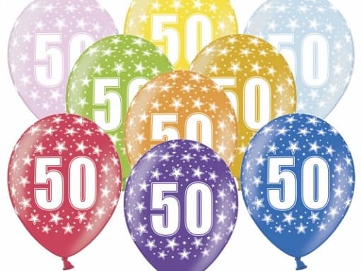Ballonger med 50-årstryck, 1 st.