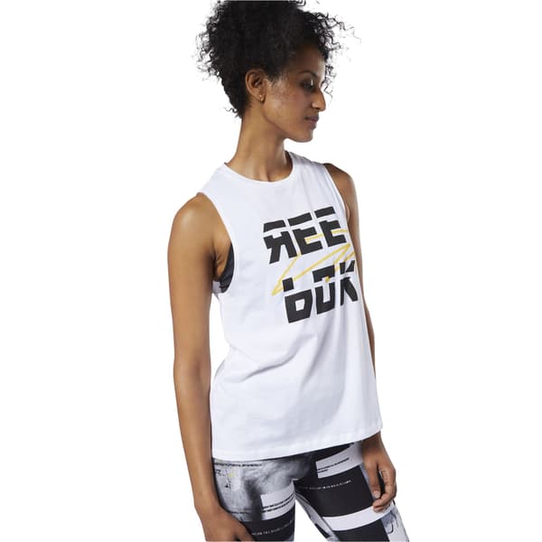 Reebok Dam Ärmlös Träningstopp S