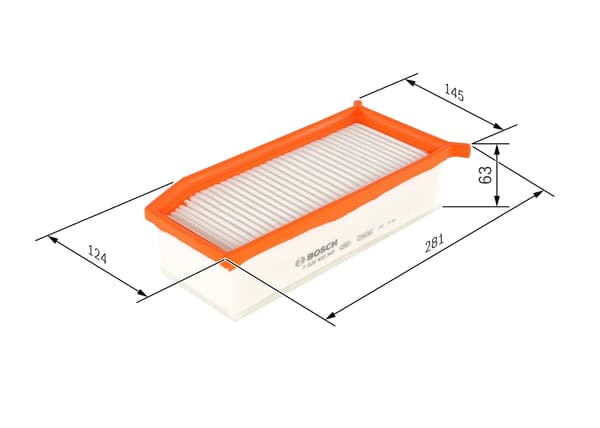 ILMANSUODATIN F026400343 BOSCH