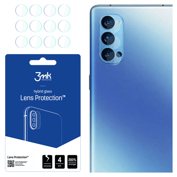 Oppo Reno 4 - 3mk linsebeskyttelse