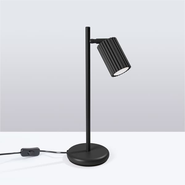 AMBER 1 GU10 SKRIVEBORDSLAMPE SORT ALU LUMILO 15.855.86