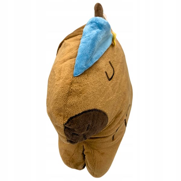 Bamse Kapybara Sovende Plyds Pude Krammedyr Squish Stor Legetøj