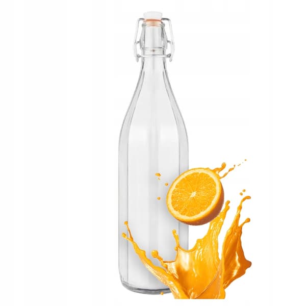 6x Costolata-flaskor 500 ml med mekaniskt kork glasflaskor 0,5 l