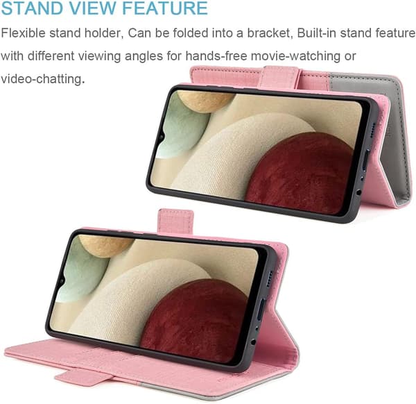 ETUI TIL SAMSUNG GALAXY A12 LUKKET PINK