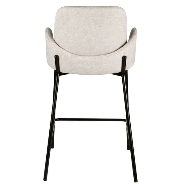 GUSTO halv barstol, beige stof