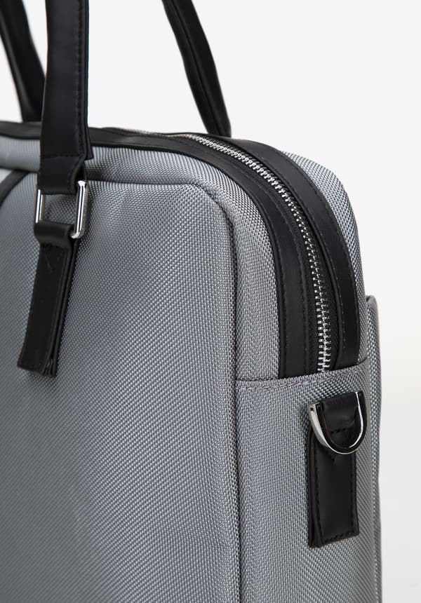 Wittchen Herr 15.6" Laptopväska med band, Grå Polyester
