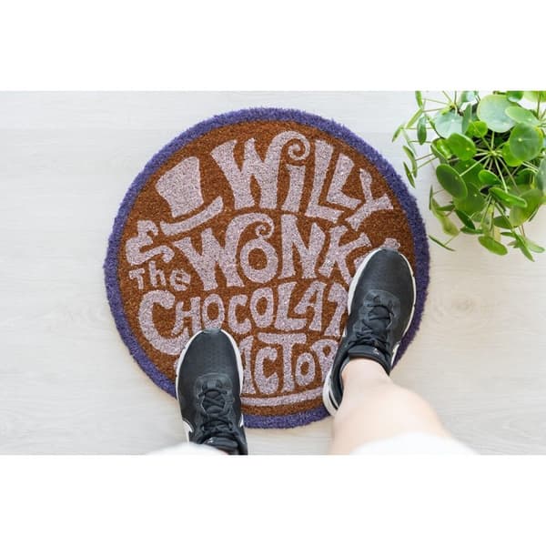 Willy Wonka - Willy Wonka og Chokoladefabrikken dørmåtte (50 cm)