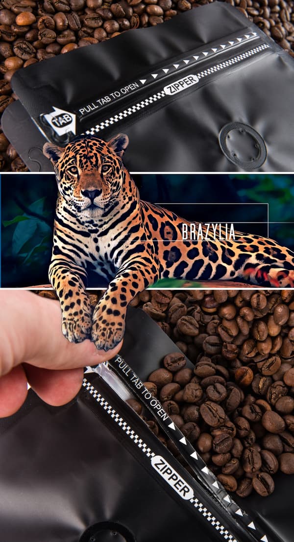 Nyrostat malet kaffe Arabica Brasilien 500G