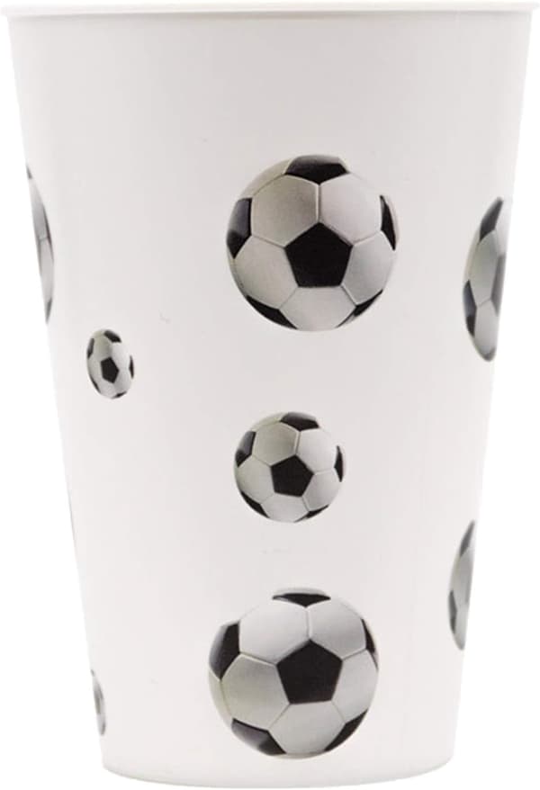 FOTBOLL Födelsedagsfest Plastmugg 400ml