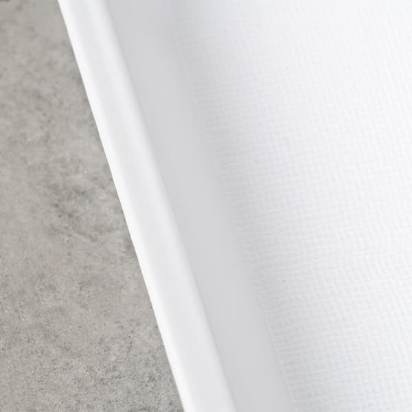 Serveringsbricka i vit plast 43,5x31,5 cm
