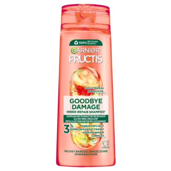 Garnier Fructis Goodbye Damage genopbyggende shampoo til skadet hår 400ml