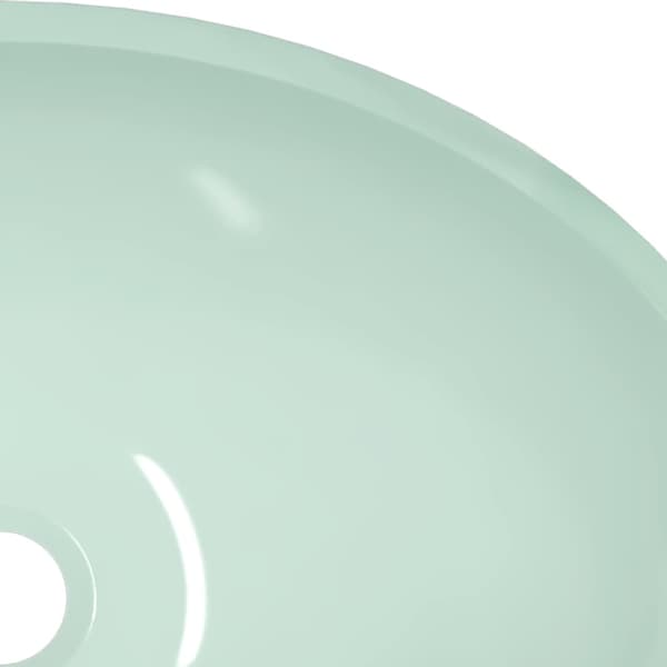 vidaXL glasvask 50x37x14 cm hvid