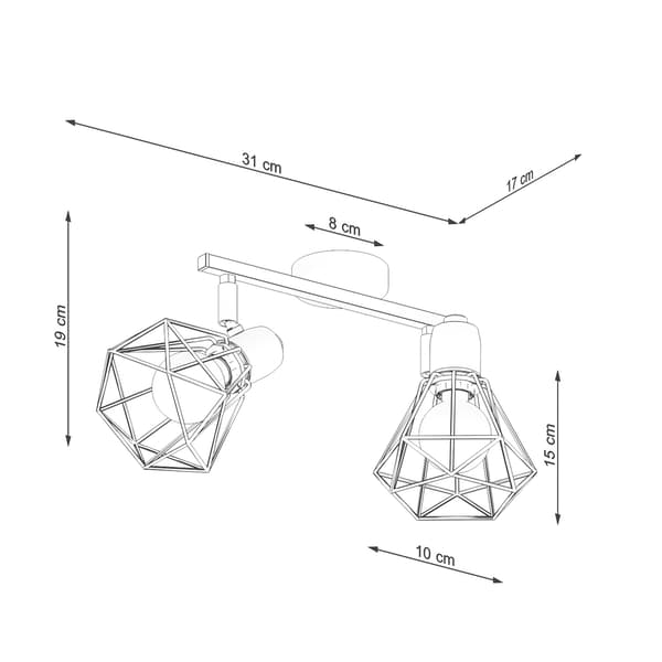 TAKLAMPA ARTEMIS 2 E14 VIT SOLLUX SL.1103