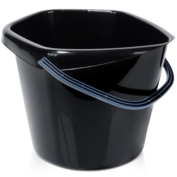 Sort plastikspand 14 l
