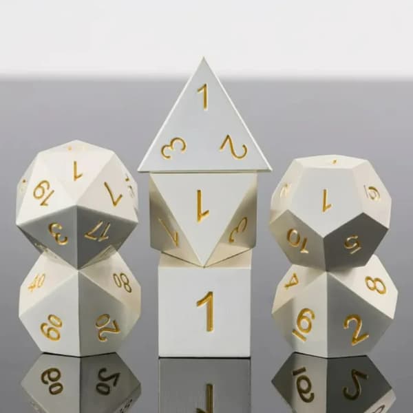 Lancelot RPG -noppasarja, 7 metallinoppaa