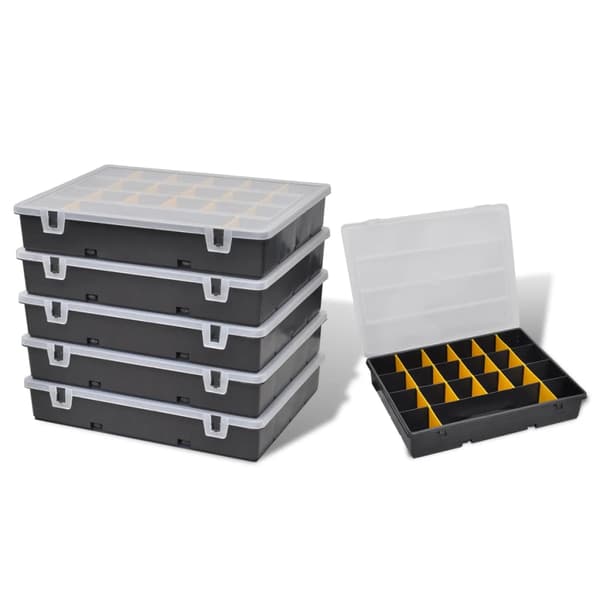 vidaXL sorteringsbeholdere, 6 stk.