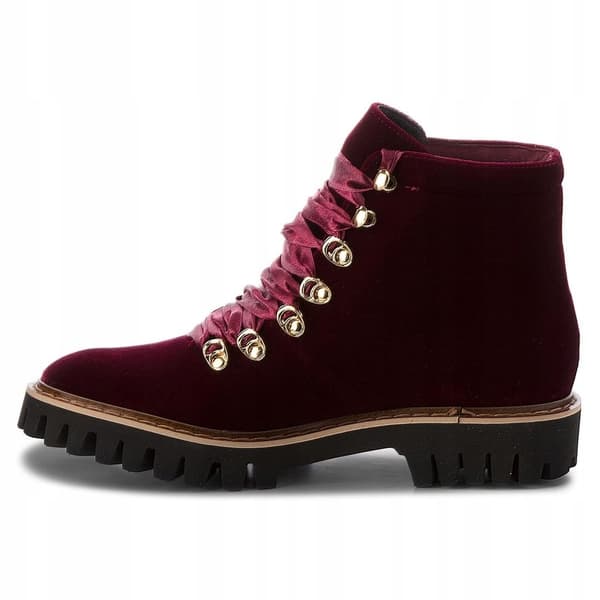 EVA MINGE DAMSKOR ANKLESTÖVLAR BURGUNDY 36 3E1G8*