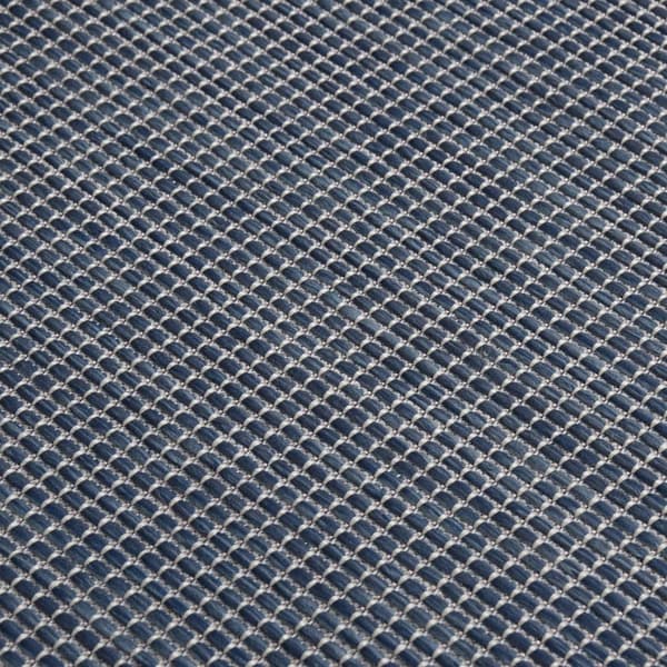 vidaXL Utomhusmatta, plattvävd, 200x280 cm, blå