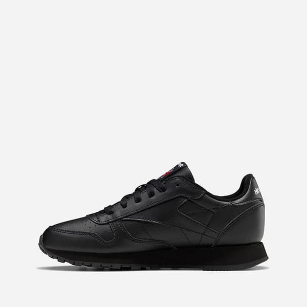 REEBOK SORTE LÆDERSKO TIL BARN MED LOGO 36.5 3J6G3* BAGGRUNDE