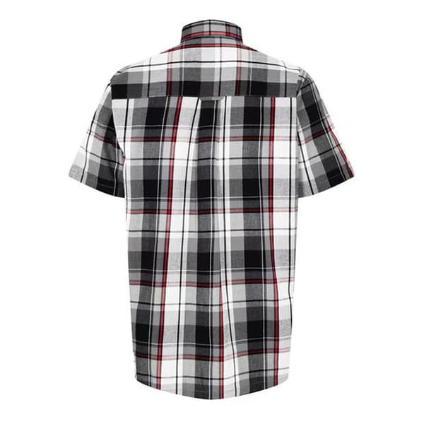Lee Cooper Herre Ternet Skjorte Sort og Hvid, Størrelse XL