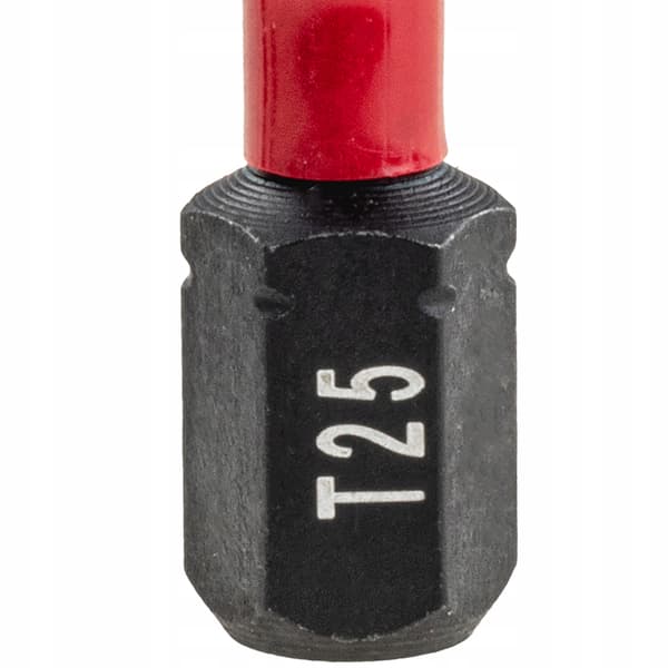 Bit Slagtop Bits Skruemaskine Magnetisk Torx Bit Kryds TX25 25 mm