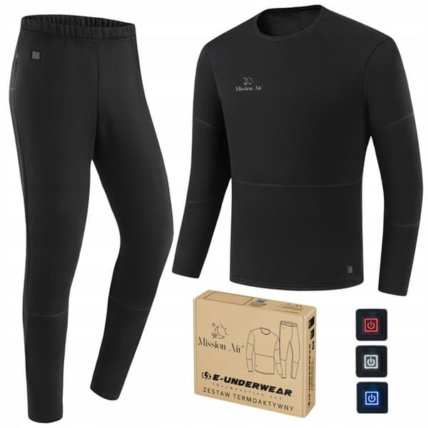 E-UNDERWEAR MAN herre termotrøjsæt, størrelse S