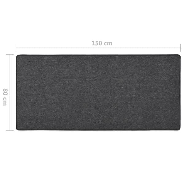 vidaXL Matta, Antracit, 80x150 cm