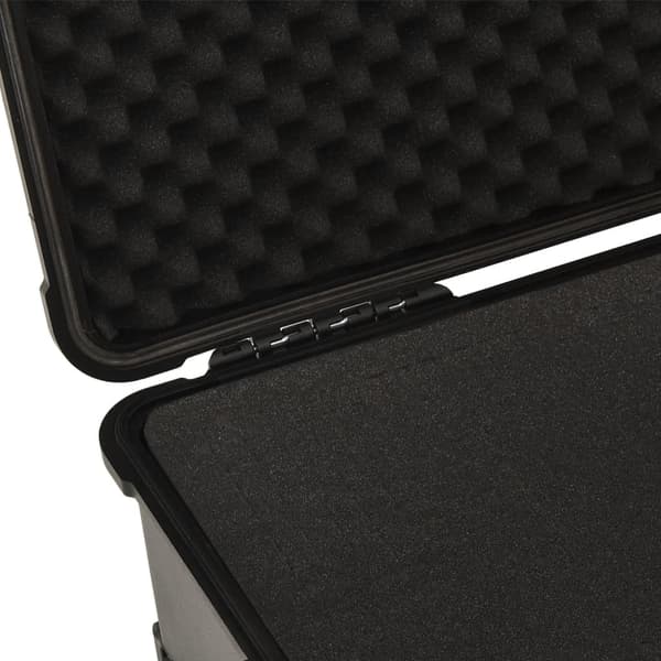 vidaXL flightcase, sort, 58x45x27 cm, PP