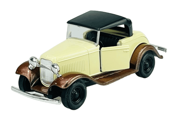 Welly OLD timer Ford modell A roadster med tak beige 1:34 98875