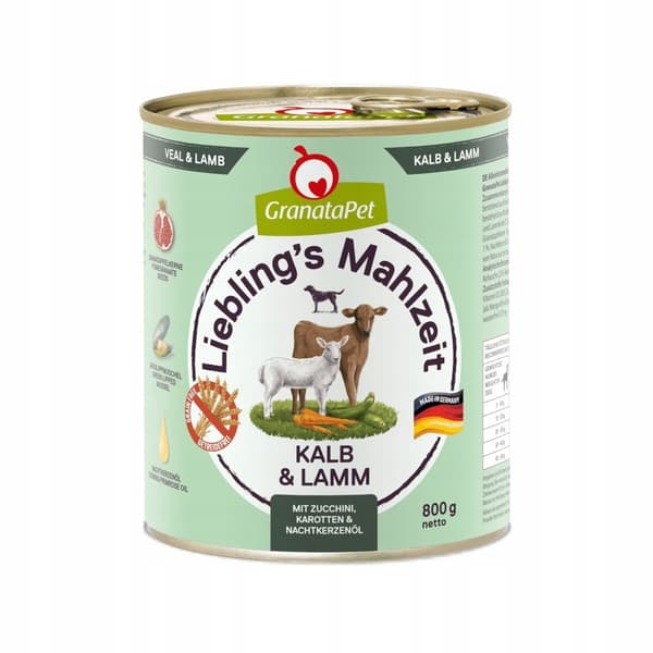 GranataPet Lieblings Mahlzeit våd hundefoder 6 x 800g