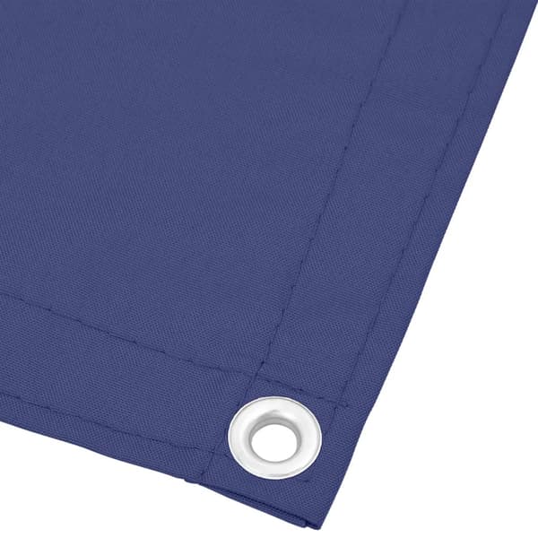 vidaXL balkonskærm blå 120x800 cm 100% Oxford polyester