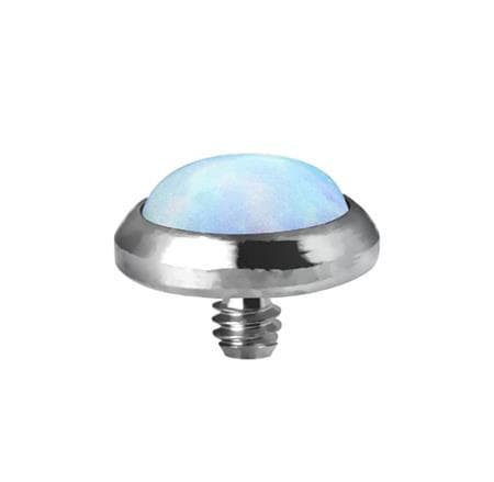 Titanmutter med opal OP17 - TNA-007 1.6/4