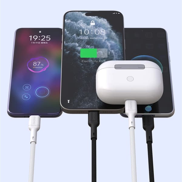 Dudao L9C 65W USB-C - USB-C 2m Kabel - Sort