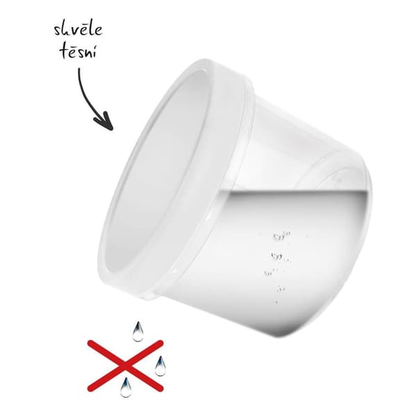Madbeholder med skruelåg til suppe 1,6 l